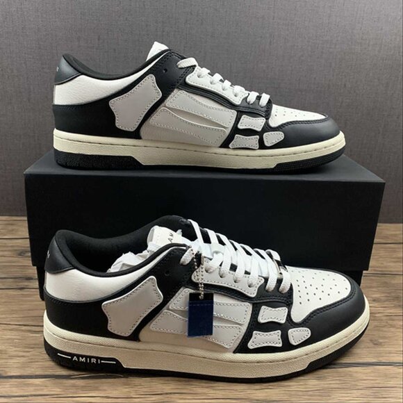AMIRI Skeleton White And Black Unisex Sneakers - Picture 14 of 14
